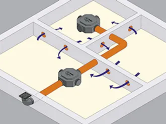 How to remove Radon from the foundations of a building