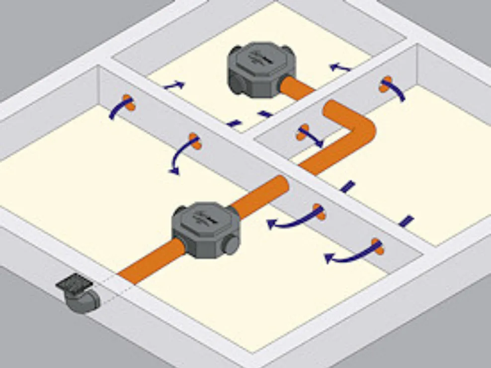 How to remove Radon from the foundations of a building